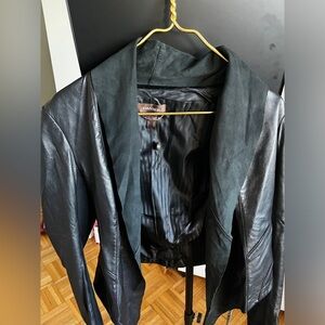Danier leather black jacket